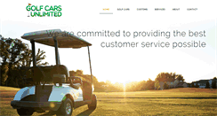 Desktop Screenshot of golfcarsunlimited.net